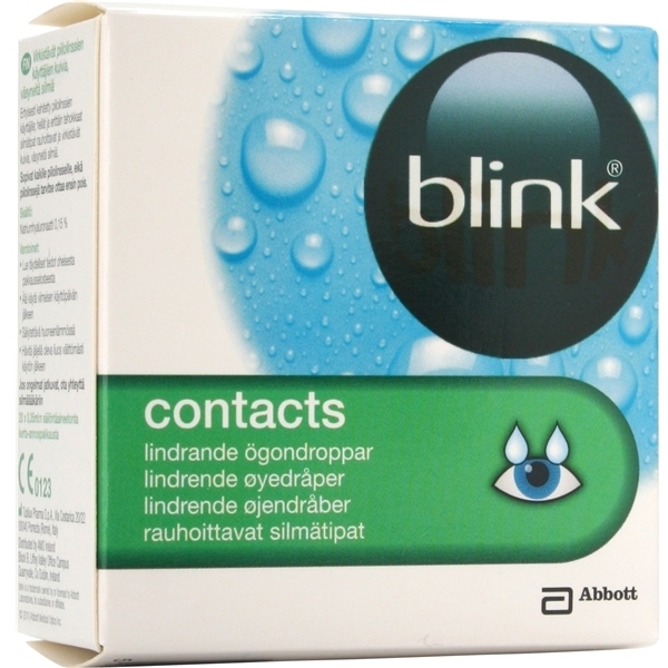 Blink Contacts Eye Drops 1x20 pc (beeld)