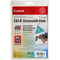  Canon CLI-8 C/M/Y + GP-501 4x6 50sheets 0621B015
