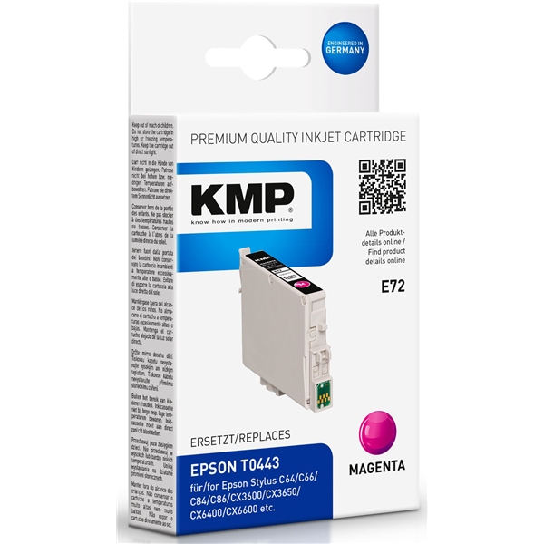 KMP E72 - Epson T0443 Magenta