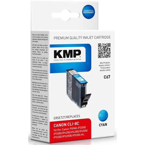 KMP C67 - Canon CLI-8C Cyan